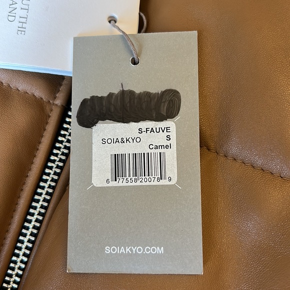 Soia & Kyo lamb leather winter coat. Brand new with tags - Picture 5 of 9